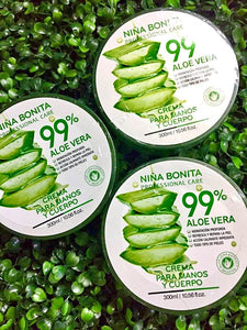 CREMA PARA CUERPO Y MANOS DE ALOE VERA 100% PURA